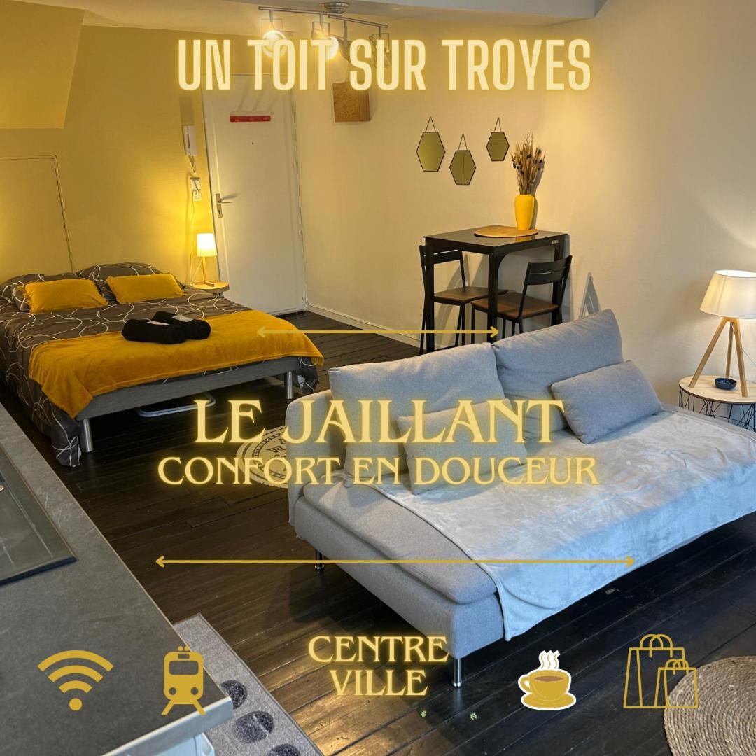 Le Jaillant - Wifi - Centre Ville Historique - Proche Gare 特鲁瓦 外观 照片